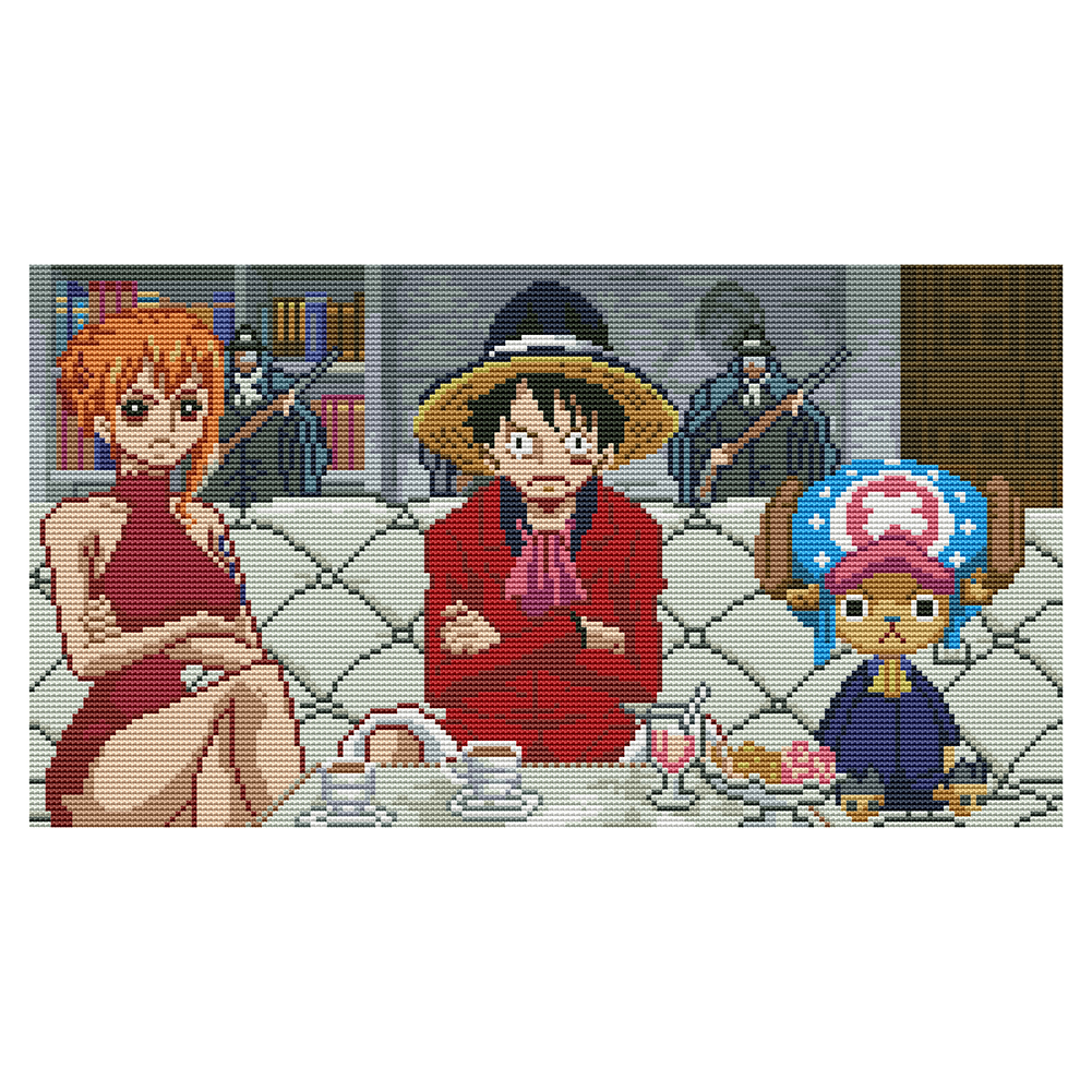 

Cartoon - 11CT Stamped Cross Stitch - 50*30CM, 501 Original