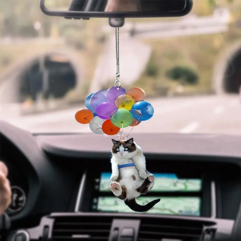 Meladen™ Bunte Luftballons und Kätzchen Anhänger