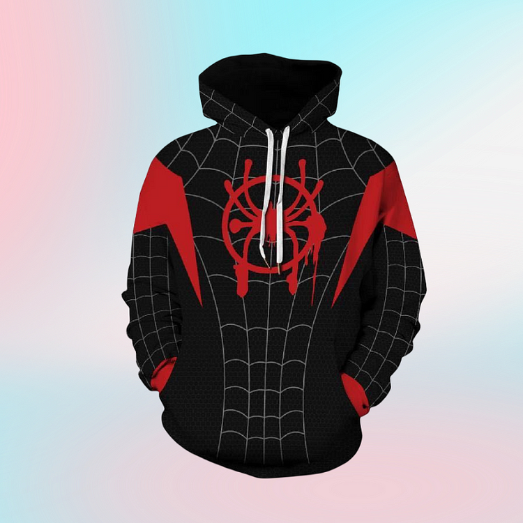 New Style Spider 3D Print Pullover Hoodie