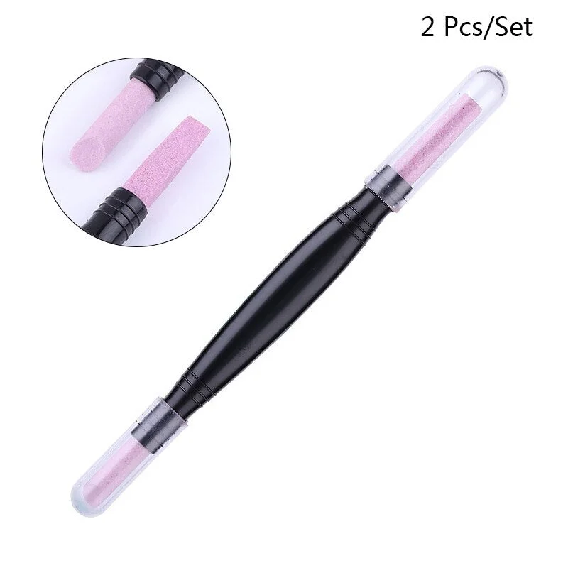 5Pcs Quartz Pen Cuticle Remover Pusher Trimmer Dead Skin Remover Professional Nail Art Care Tool Remover Makeup Nail Tools Kit-Nail Inspo
