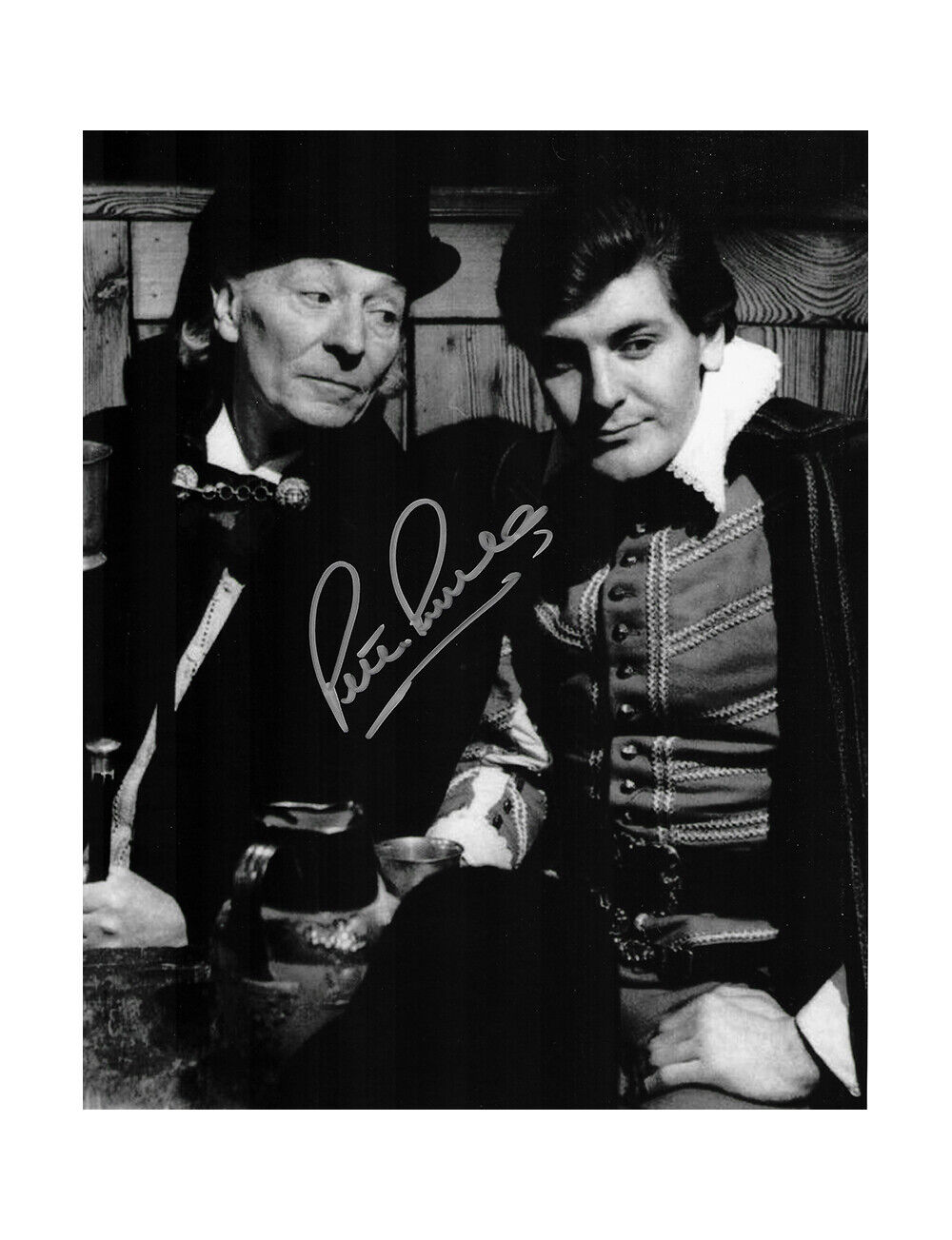 8x10 Doctor Who Print Signed By Peter Purves 100% Authentic With COA