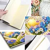 2 Stück 50-seitiges A5 Blumen und Insekten Diamond Painting Notizbuch für Erwachsene Geschenk