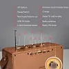 Retro Radio Speaker Wireless Portable FM Radio Receiver for Home Outdoor Travel