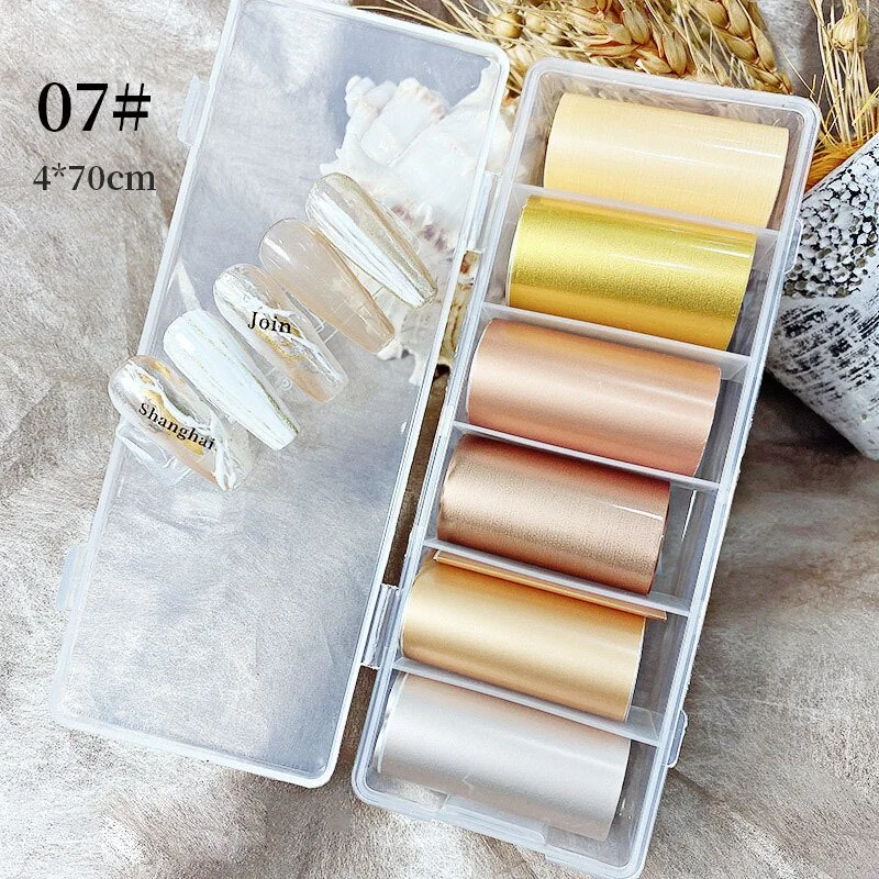 Nail Foils Flowers Nail Stickers Transfer Decals Sliders Christmas Halloween Print Nail Art Decorations DIY Tips Adhesive Wraps