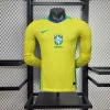 2025 Player Version Brazil Home Long Sleeve Football Shirt 1:1 Thai Quality