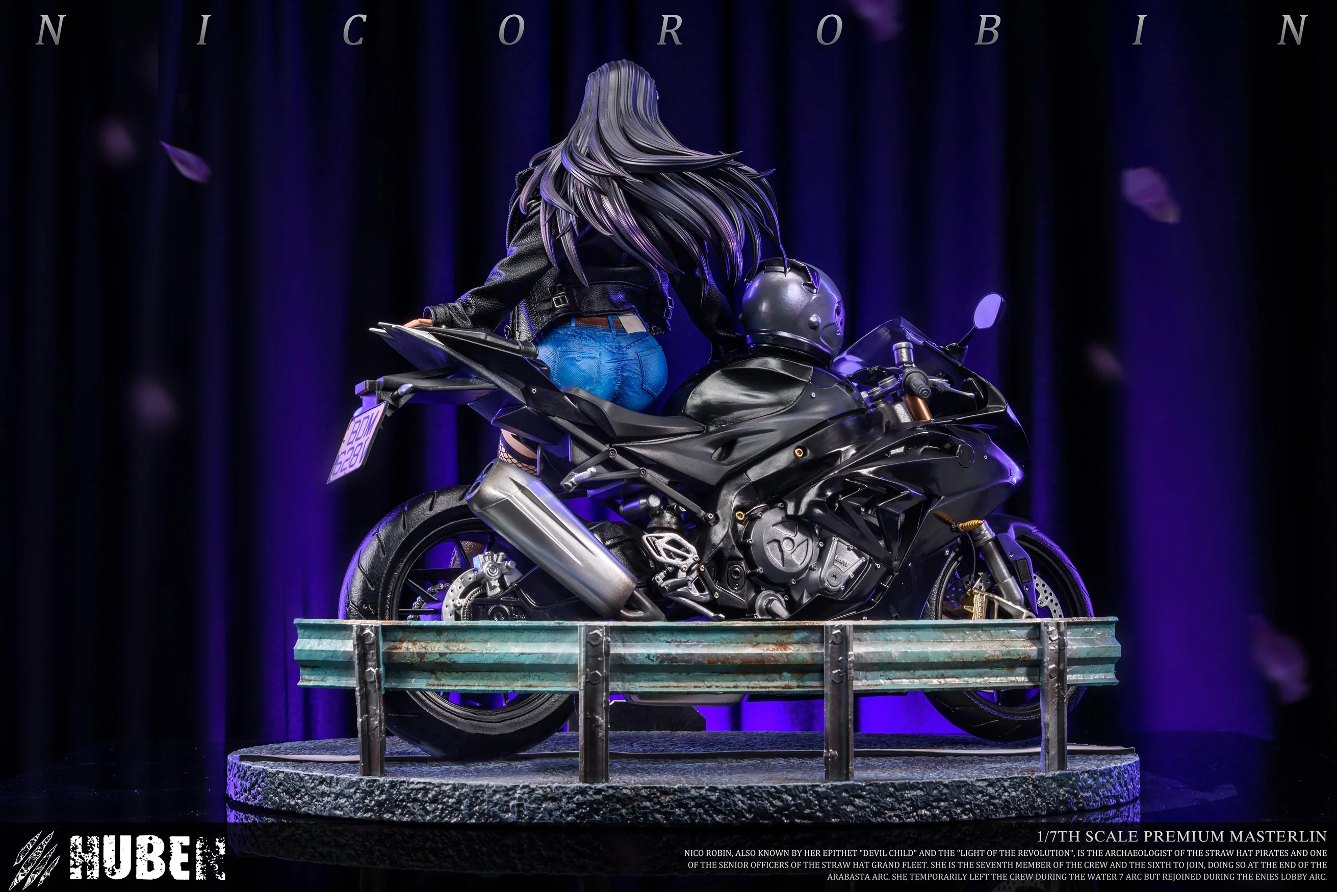 Huben Studio正規品 ニコ ロビン with ドゥカティ 1/7 Scale Biker Girl Nico Robin - ONE PIECE Statue - HuBen