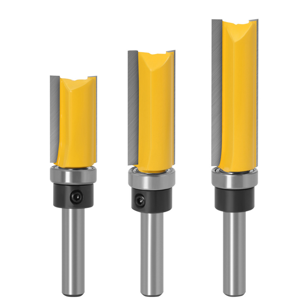 

8mm Shank Flush Trim Cutter Straight Woodworking Tool Router Bit for Wood, 8*5/8*50, 501 Original
