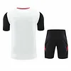 2025/2026 Manchester United Pre-Match Training White Shirt+Shorts 1:1 Thai Quality