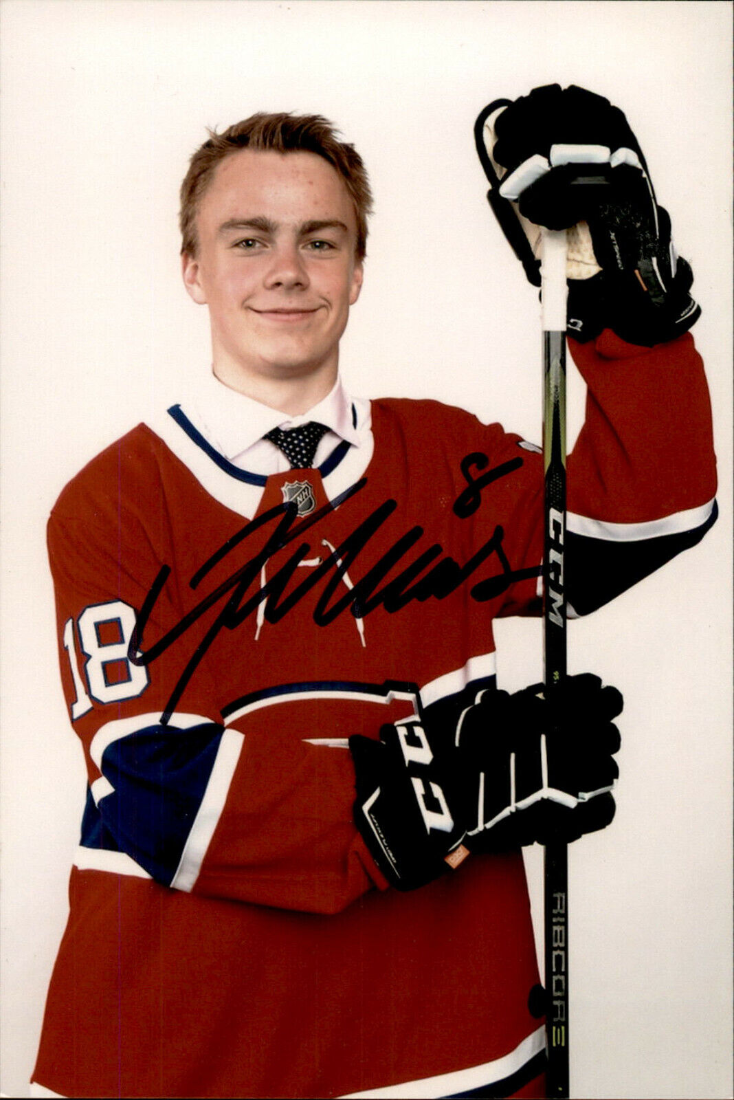 Cameron Hillis SIGNED 4x6 Photo Poster painting MONTREAL CANADIENS #2