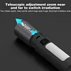 4Pcs XPE+COB LED Camping 300LM Flashlight Zoomable Bright Torch USB-C Lantern