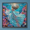 Ocean Beauty Partial Drill Diamond Painting Kit 5D Beauty Figure 30x30cm