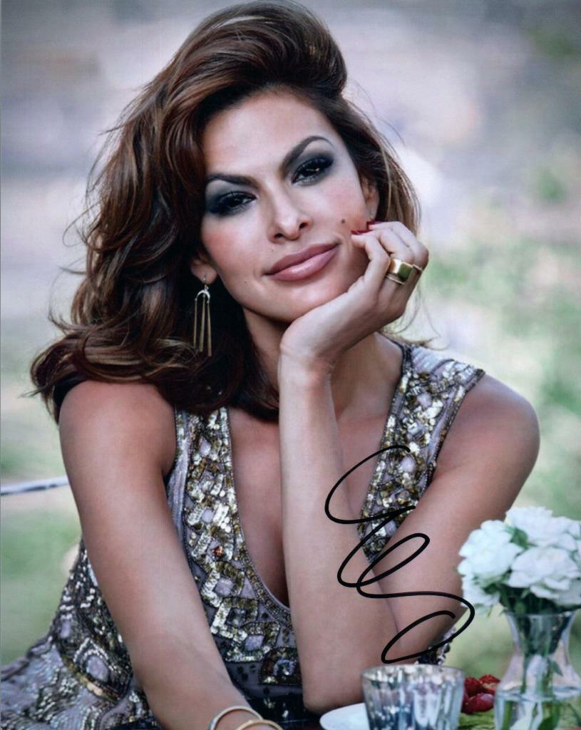 Eva Mendes signed 8x10 Picture nice autographed Photo Poster painting pic with COA