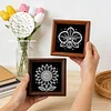 12Pcs DIY Mini Pearl Painting Flower for Home Decor(15x15cm)