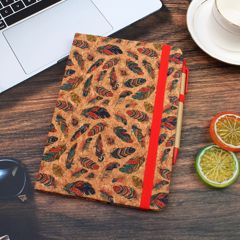 1 Piece Plant Learning Paper Cork Novelty Notebook