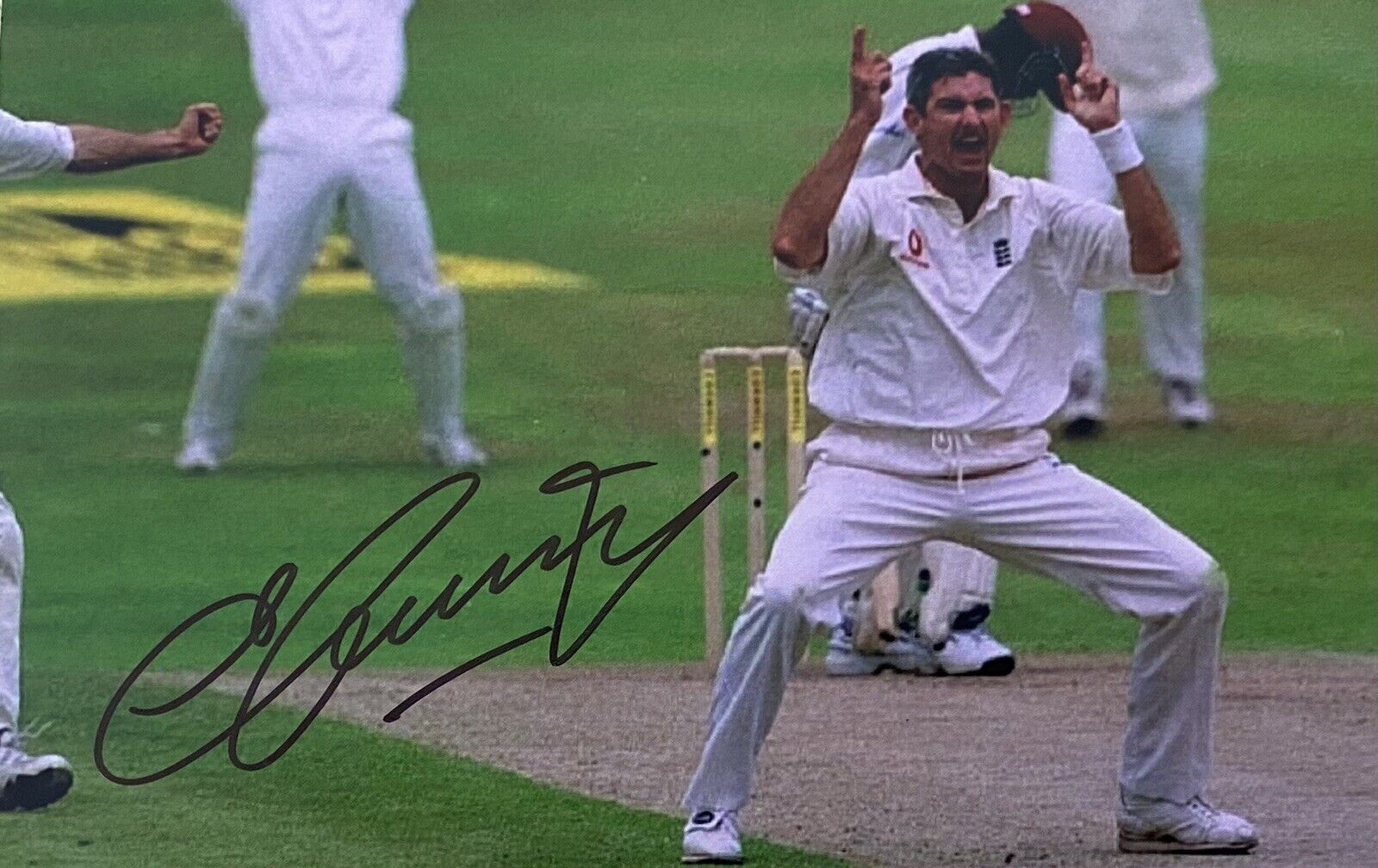 Andrew Caddick Genuine Hand Signed England 6X4 Cricket Photo Poster painting 2