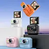 Compact Panoramic Action Camera Anti-Shake WiFi Mini Sports Camera 2.0in Flip Screen with Magnetic Neck Strap for First-person View Shooting