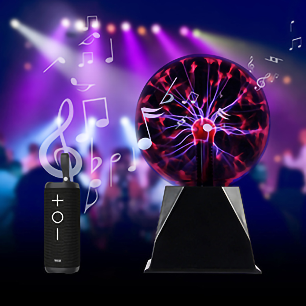 4/5/6/8 inch Plasma Ball Light Sphere Touch Sound Sensitive Christmas Gift от Cesdeals WW