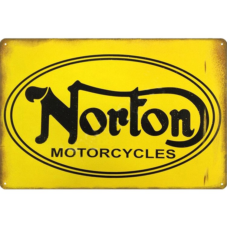 Motos Norton - Enseigne Vintage Métallique/enseignes en bois - 20*30cm/30*40cm