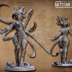 Pornhint Lilith the Matriarch, Epic Boss Pinup with NSFW version, Demon King's Spawns, Artisan Guild NSFW