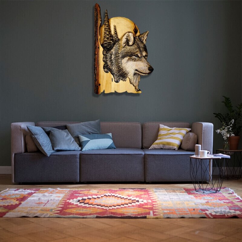 🖼️Animal Carving Handcraft Gift Wall Hanging.
