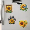 6Pcs Acryl Sonnenblume - 5d DIY Handwerk Aufkleber Magnet
