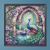Diamond Painting - Full Round Drill - Peacock(Canvas|Canvas|30*30cm)