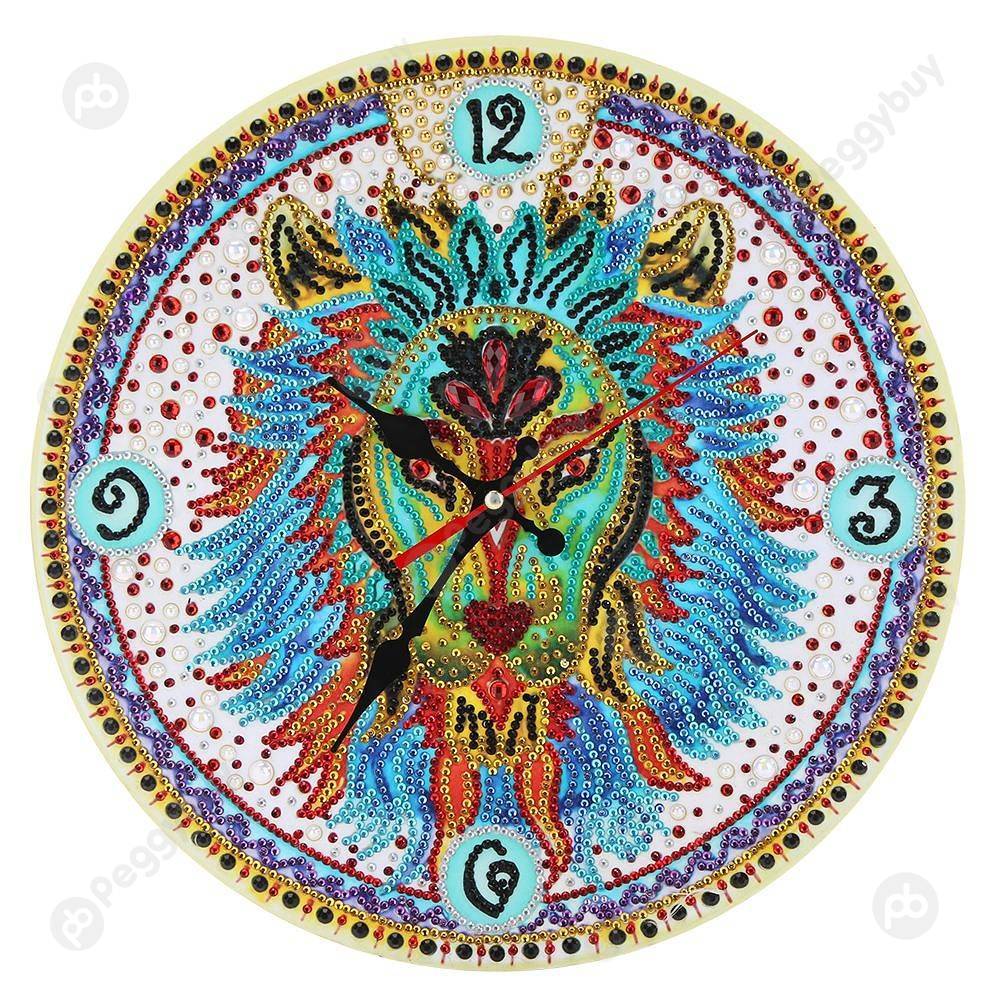 

Owl-DIY Creative Diamond Wall Clock, 501 Original