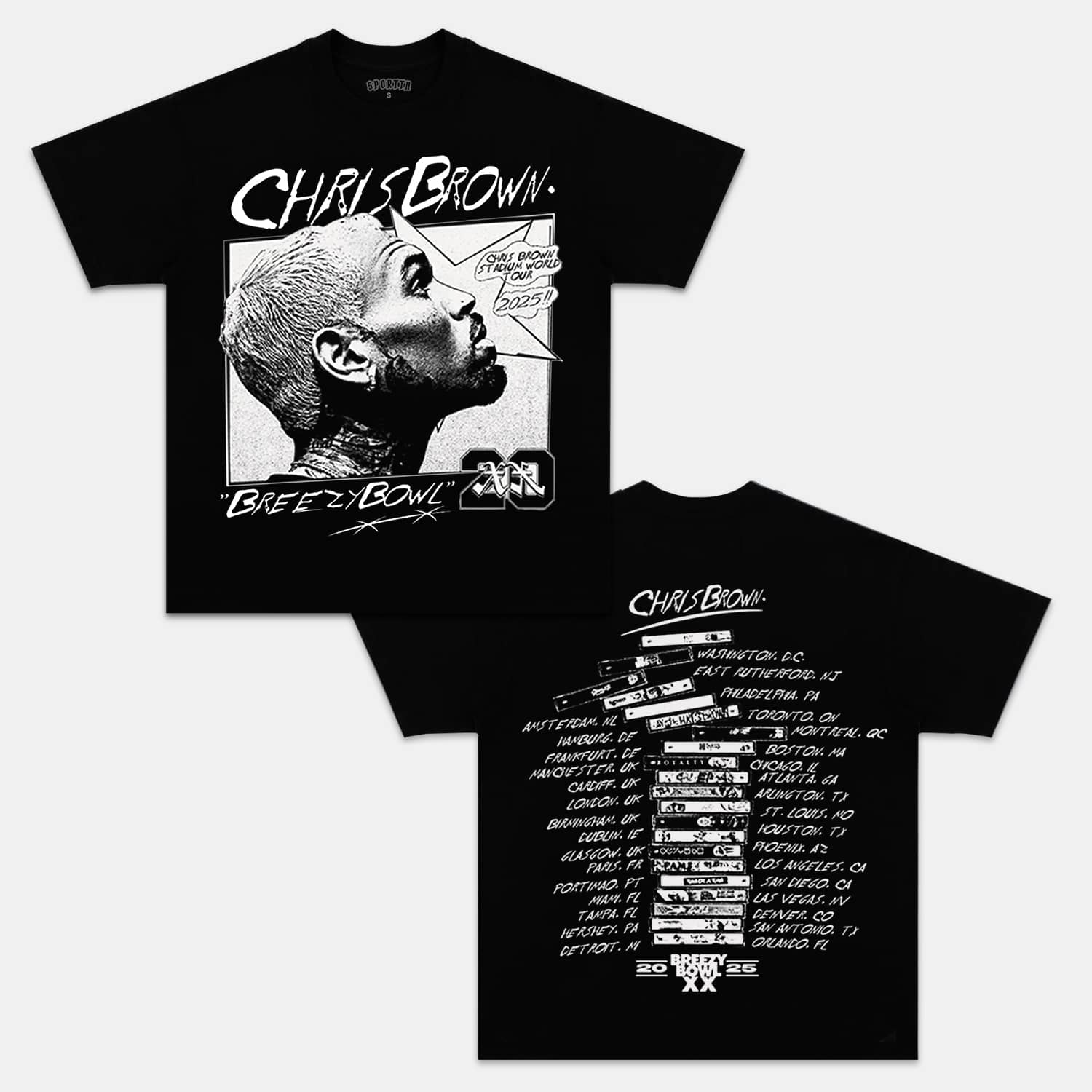 CHRIS BROWN 2025 V2 TEE