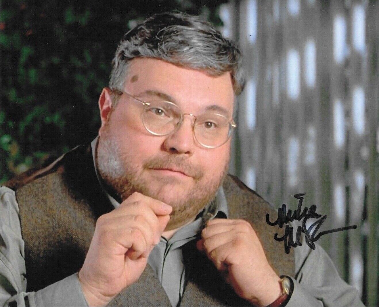 * MICHAEL MCSHANE * signed 8x10 Photo Poster painting * OFFICE SPACE * DR. SWANSON * COA * 1