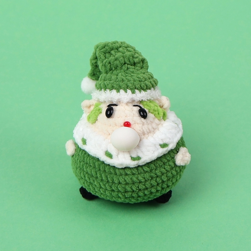 2 Pieces Cute Sunflower Santa Claus Yarn Women’s Bag Pendant Keychain