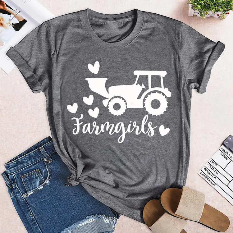 Farmgirls Round Neck T-shirt-0024988