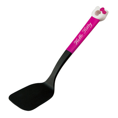 Hello Kitty Kitchen Slotted Turner Shovel Hotpink w/ Hello Kitty Figure on End A Cute Shop - Inspired by You For The Cute Soul 