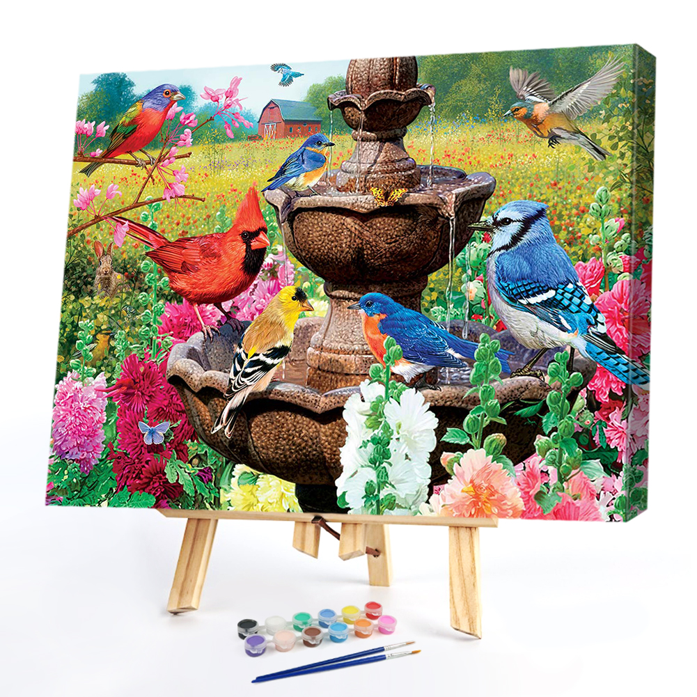 

50*40CM - Paint By Numbers - Birds, 501 Original