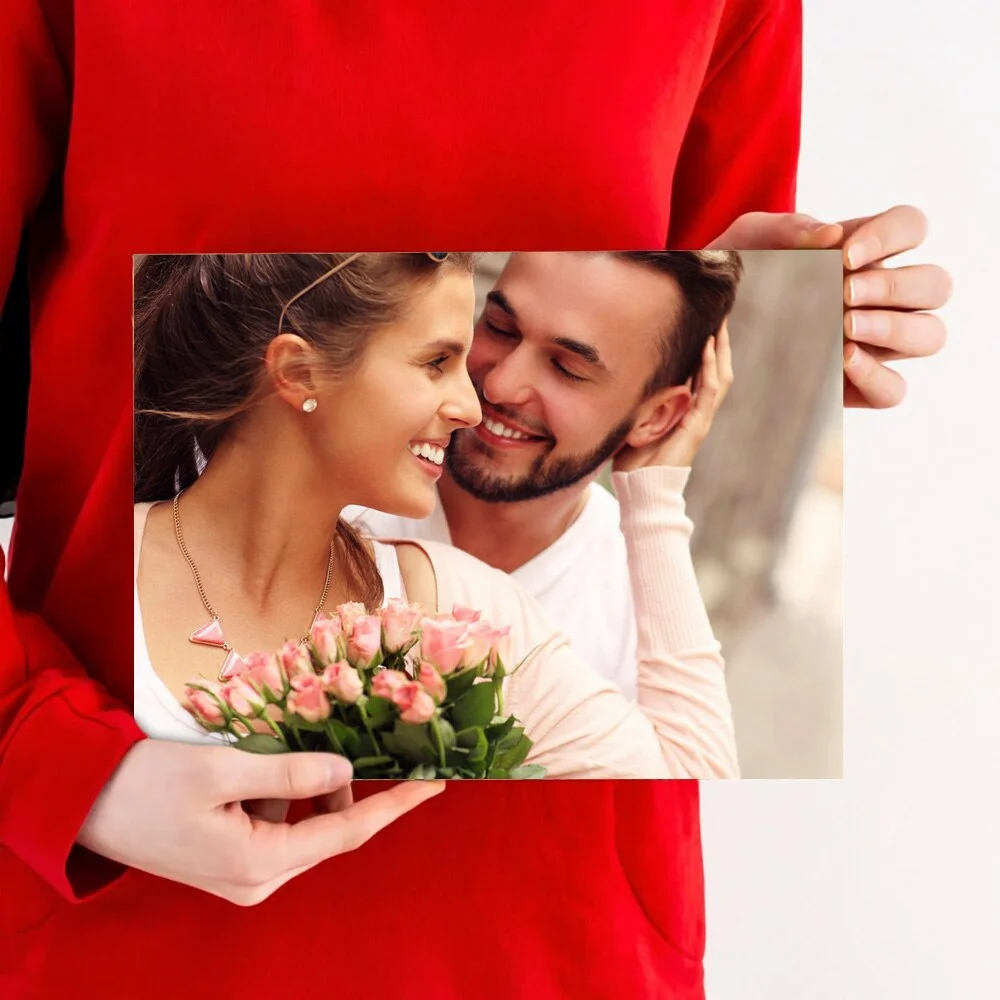 Customed Wood Photo Frame Personalized Prints Memorial Picture Frame Photo On Wood Gift For Mother Wall Art Office Ornament