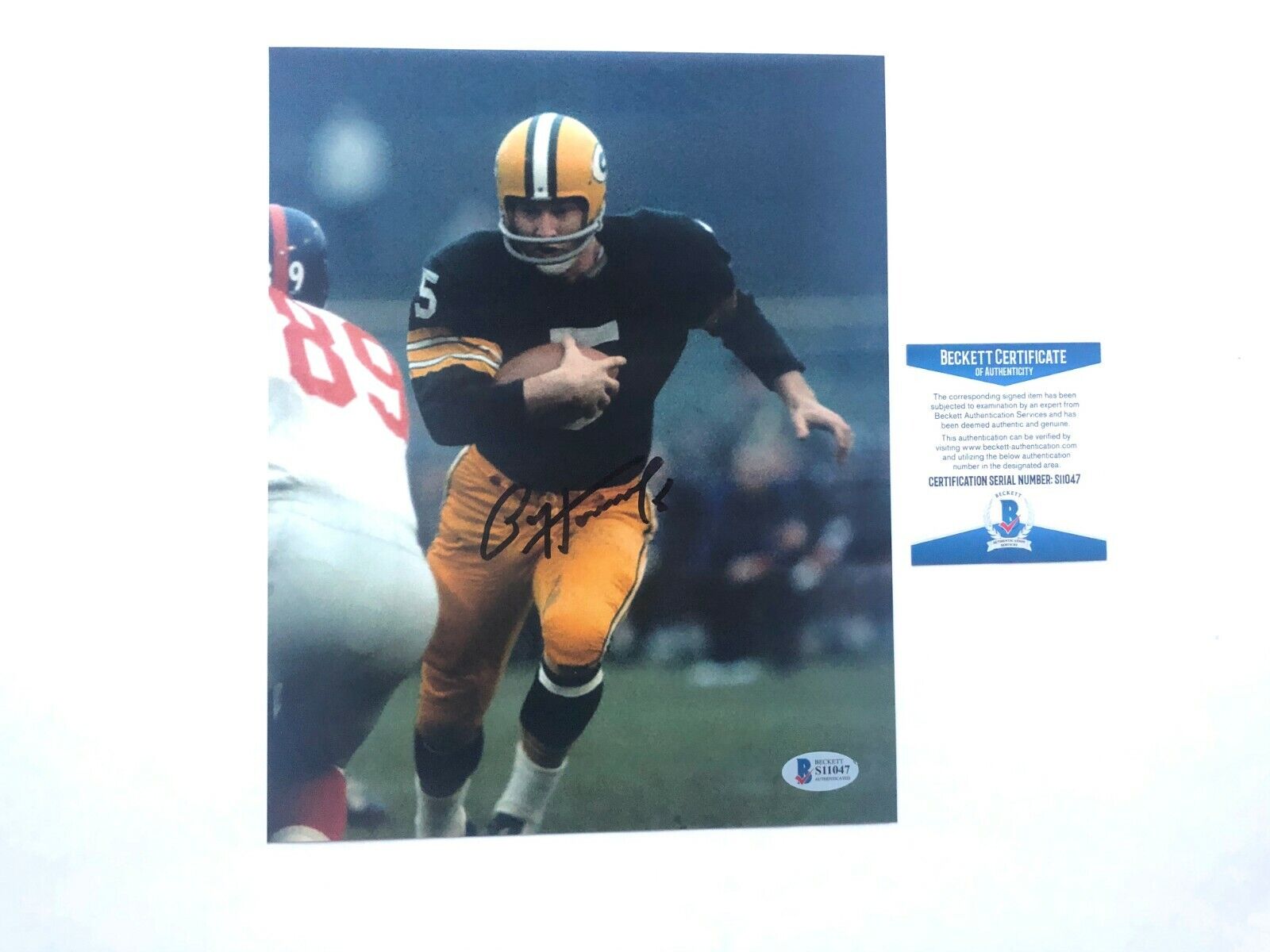 Paul Hornung Hot signed autographed Packers HOF 8x10 Photo Poster painting Beckett BAS coa