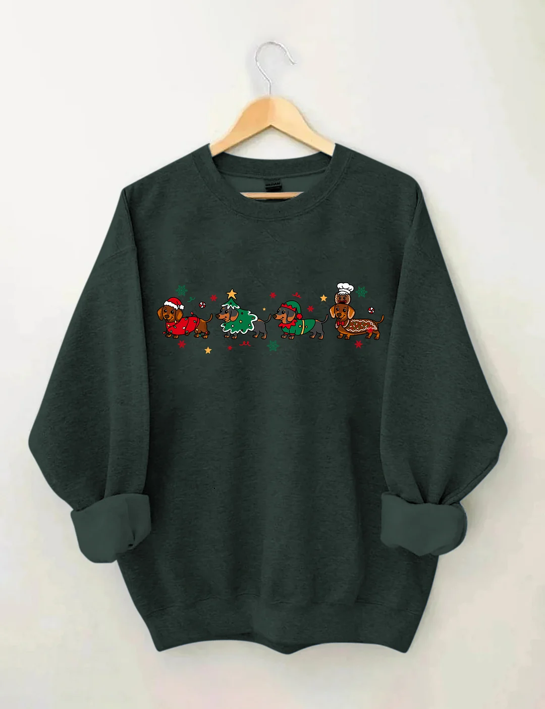 Funny Christmas Dachshund Dog Sweatshirt