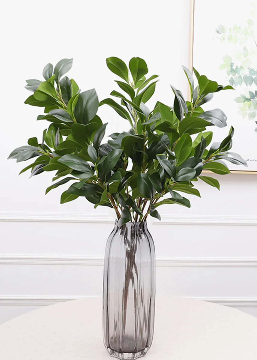 Artificial Lemon Leaf Spray - 27"