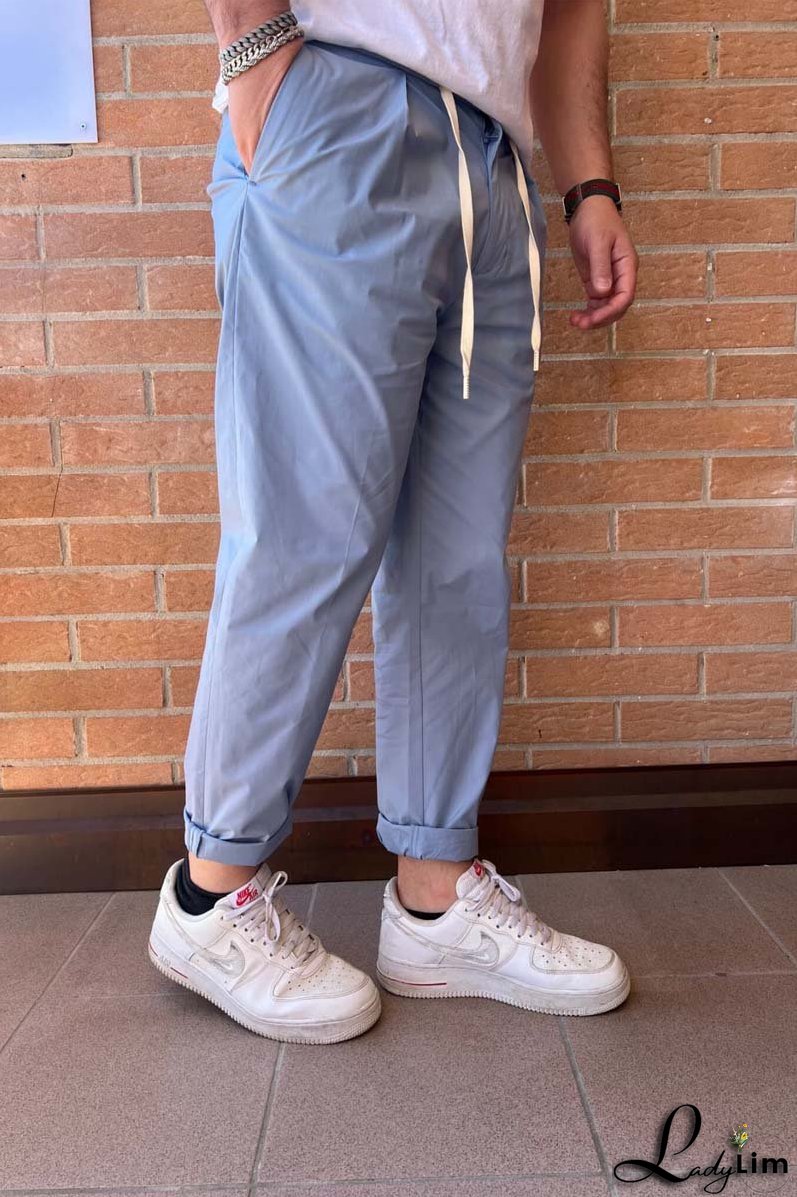 Men's Trousers In Linen