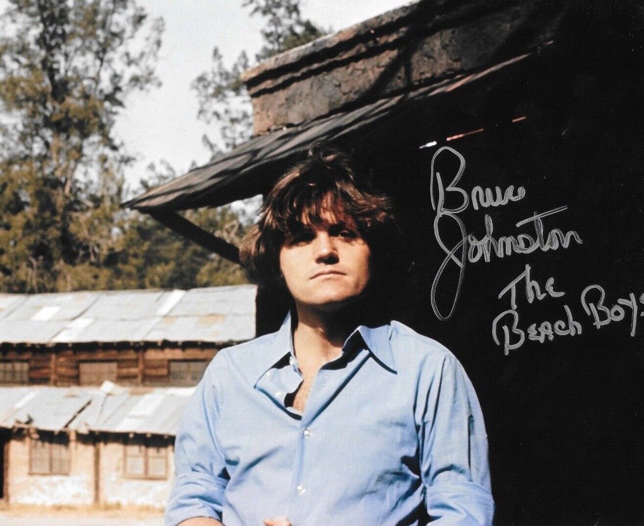 * BRUCE JOHNSTON * signed 8x10 Photo Poster painting * THE BEACH BOYS * COA * 59