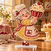 DIY Pearl Diamond Painting Acrylic Stand, Double-Sided Printed Tabletop Decoration, Special Shaped Diamond Art Craft Kit for Home Decor(Grandma)	