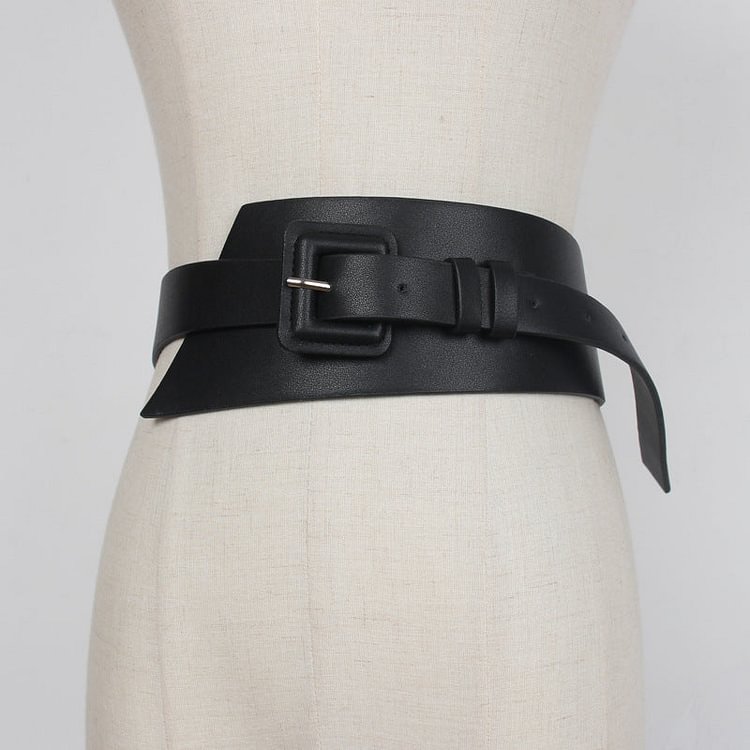 Wide Belt Pin Buck All-Matched Wristband Girdle