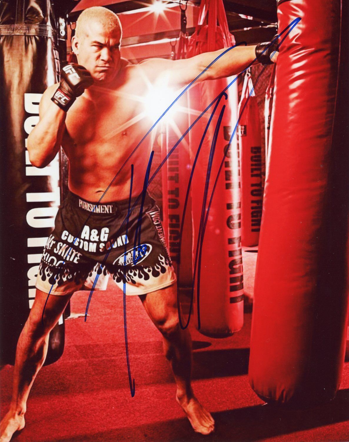 TITO ORTIZ Authentic Hand-Signed MMA Punching Bag