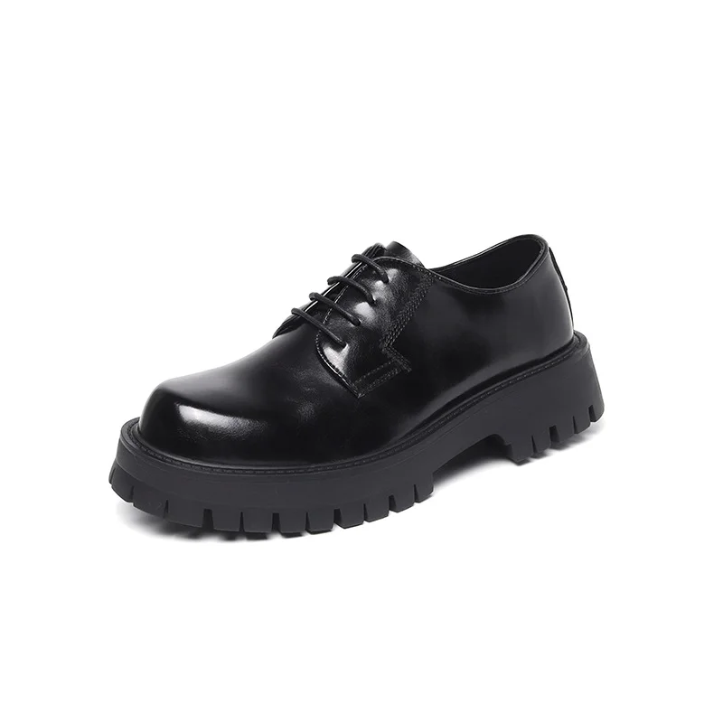 Tanguoant Tanguoant 2024 New Youth Round Head British Wind Low Heel Strap Casual Daily Work Shoes 2139-R Batch