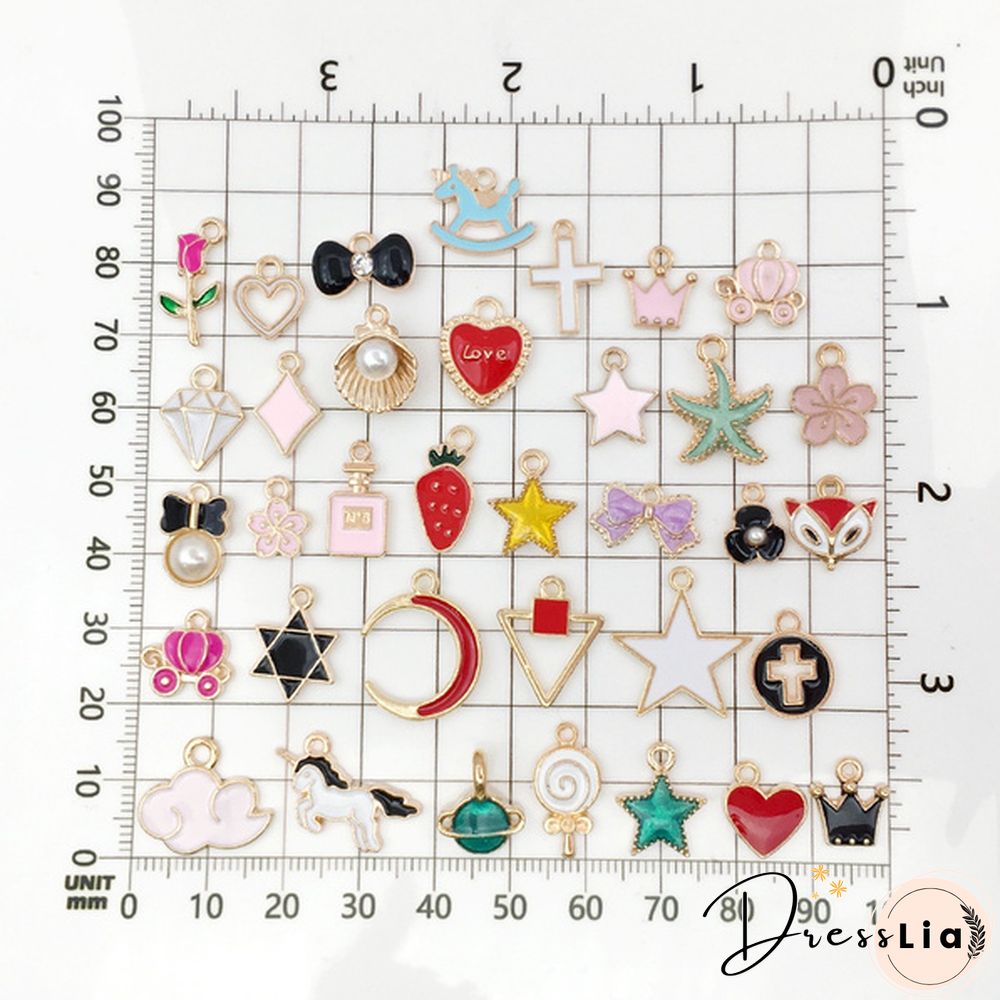 10/20 Pcs Mixed Alloy Pendant Cartoon Animal Tree Enamel Charms Beads for Jewelry Making Diy Earrings Neacklace Bracelet Accessaries arrow