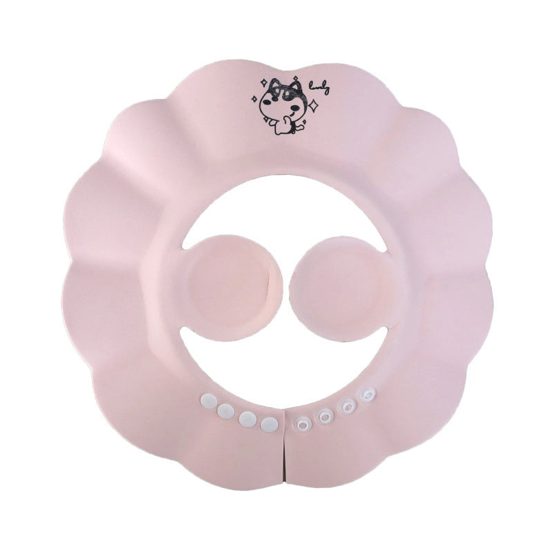 Cute Cartoon Waterproof Ear Protection Shampoo Cap Baby Accessories