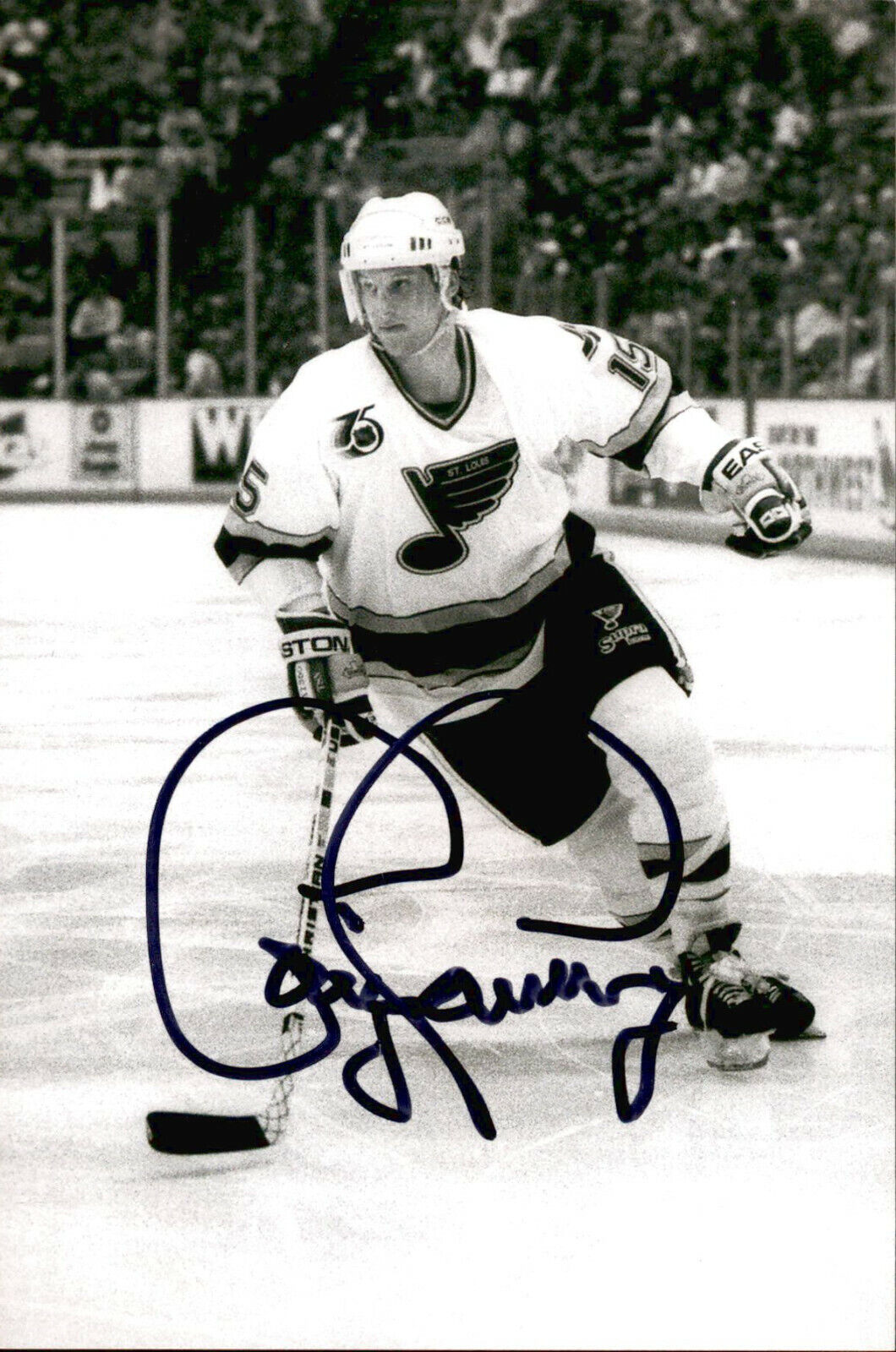 Craig Janney SIGNED autographed 4x6 Photo Poster painting ST LOUIS BLUES