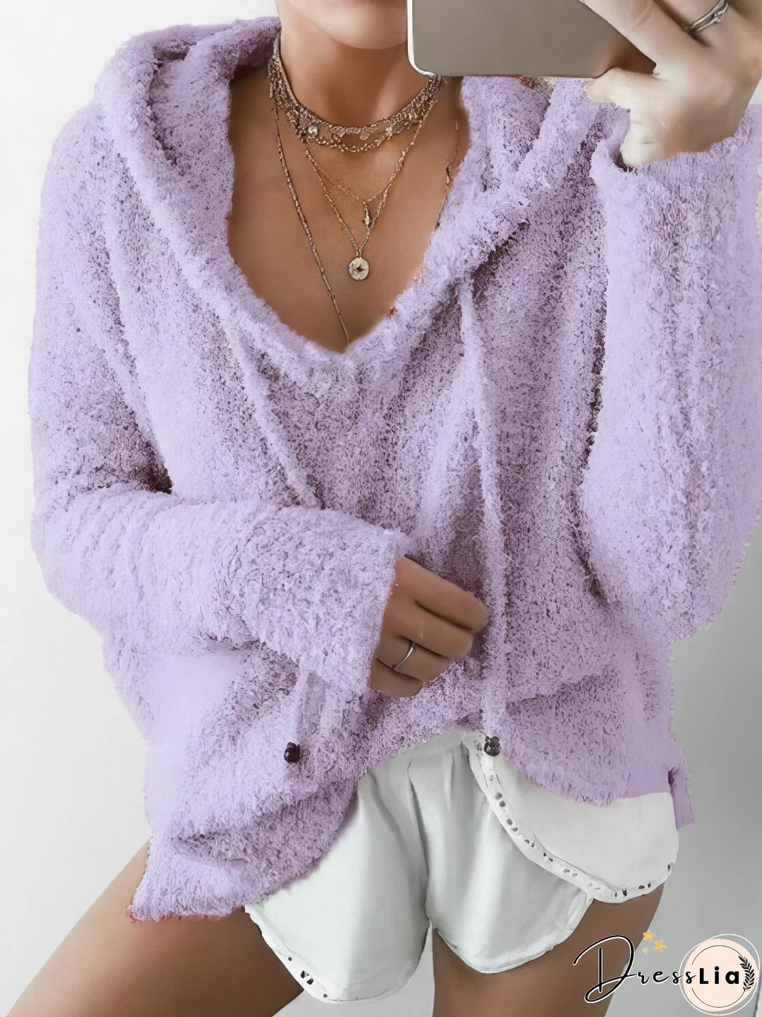 Chunky Knit Hooded Sweater