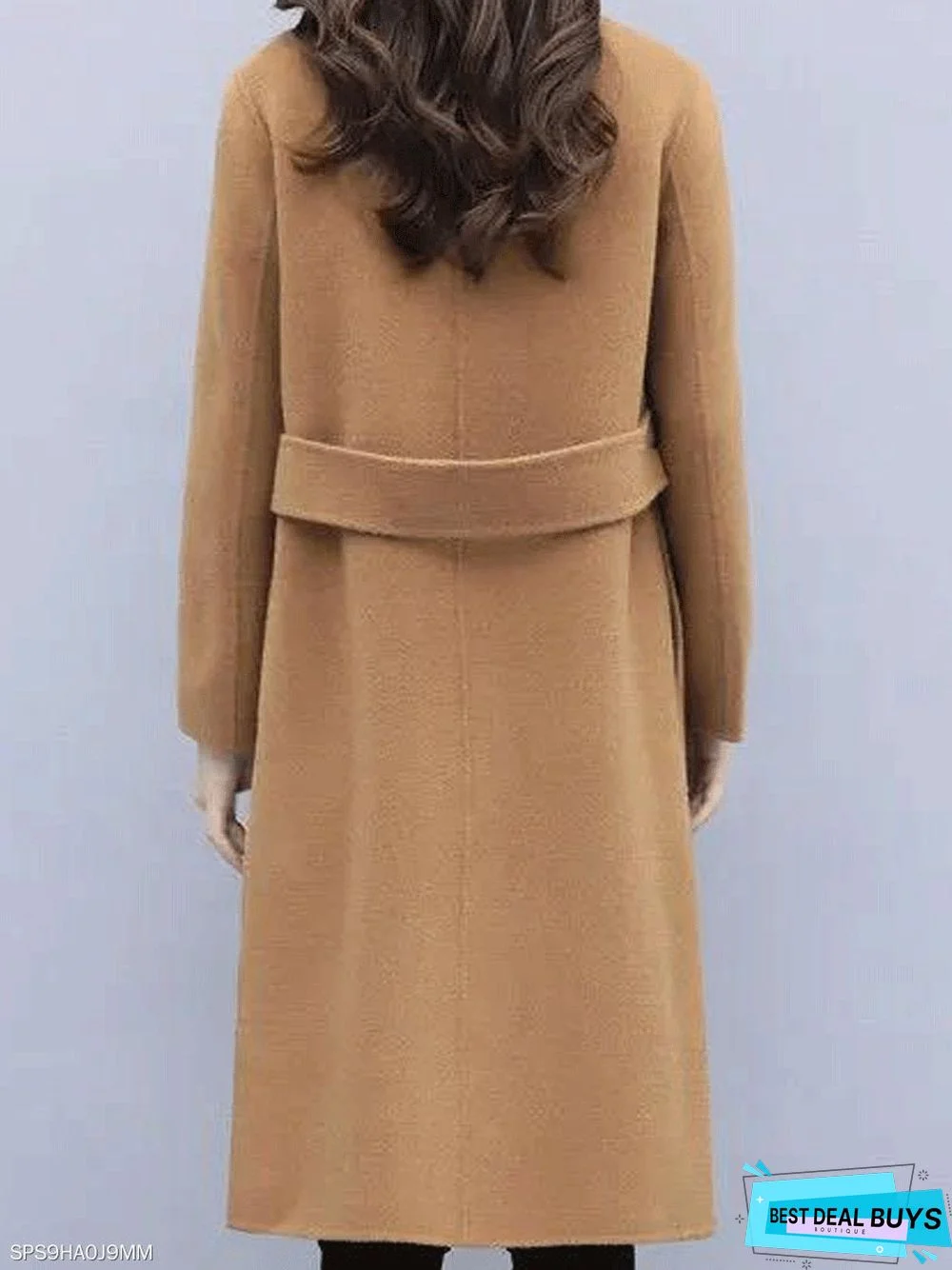 Woolen Mid-Length Coat