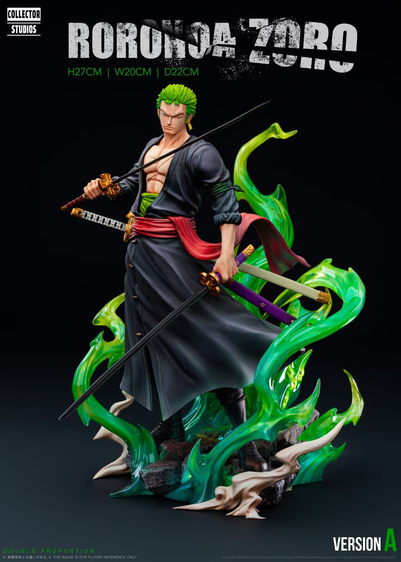 Collector Studio - One piece - 1/8 Scale Roronoa Zoro Statue(GK)-