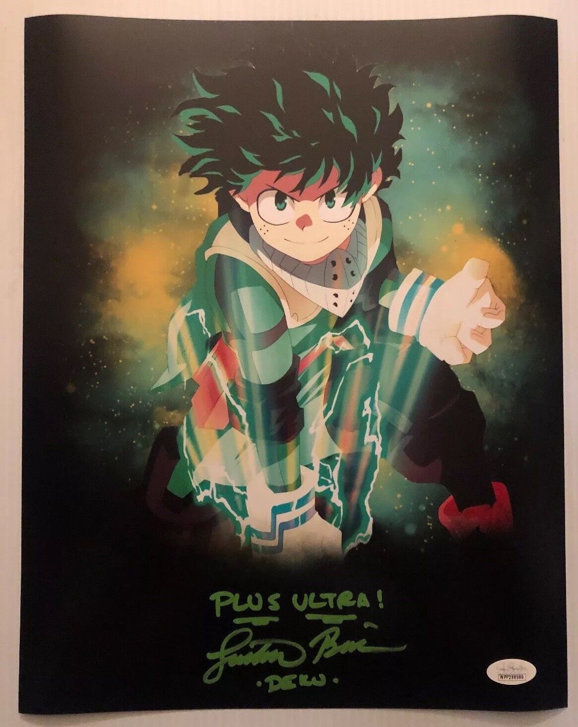 Justin Briner Signed Autographed 11x14 Photo Poster painting DEKU My Hero Academia JSA COA 3